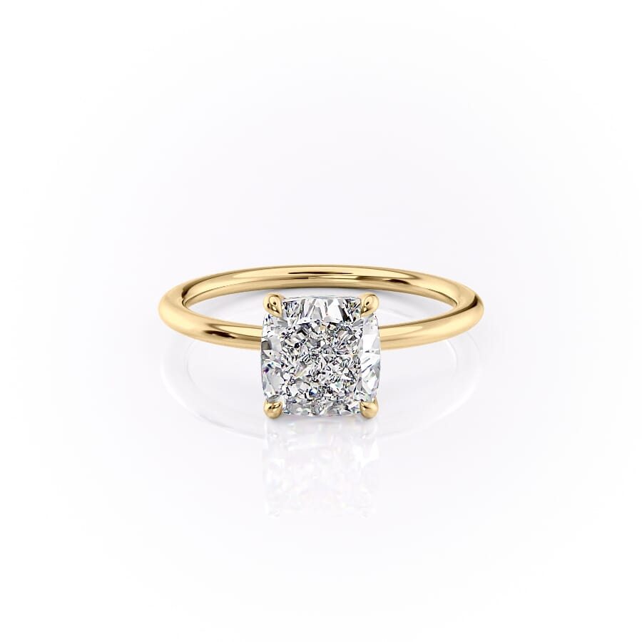Cushion Cut Solitaire Ring