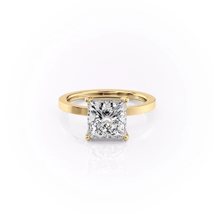 Princess Cut Solitaire Engagement Ring