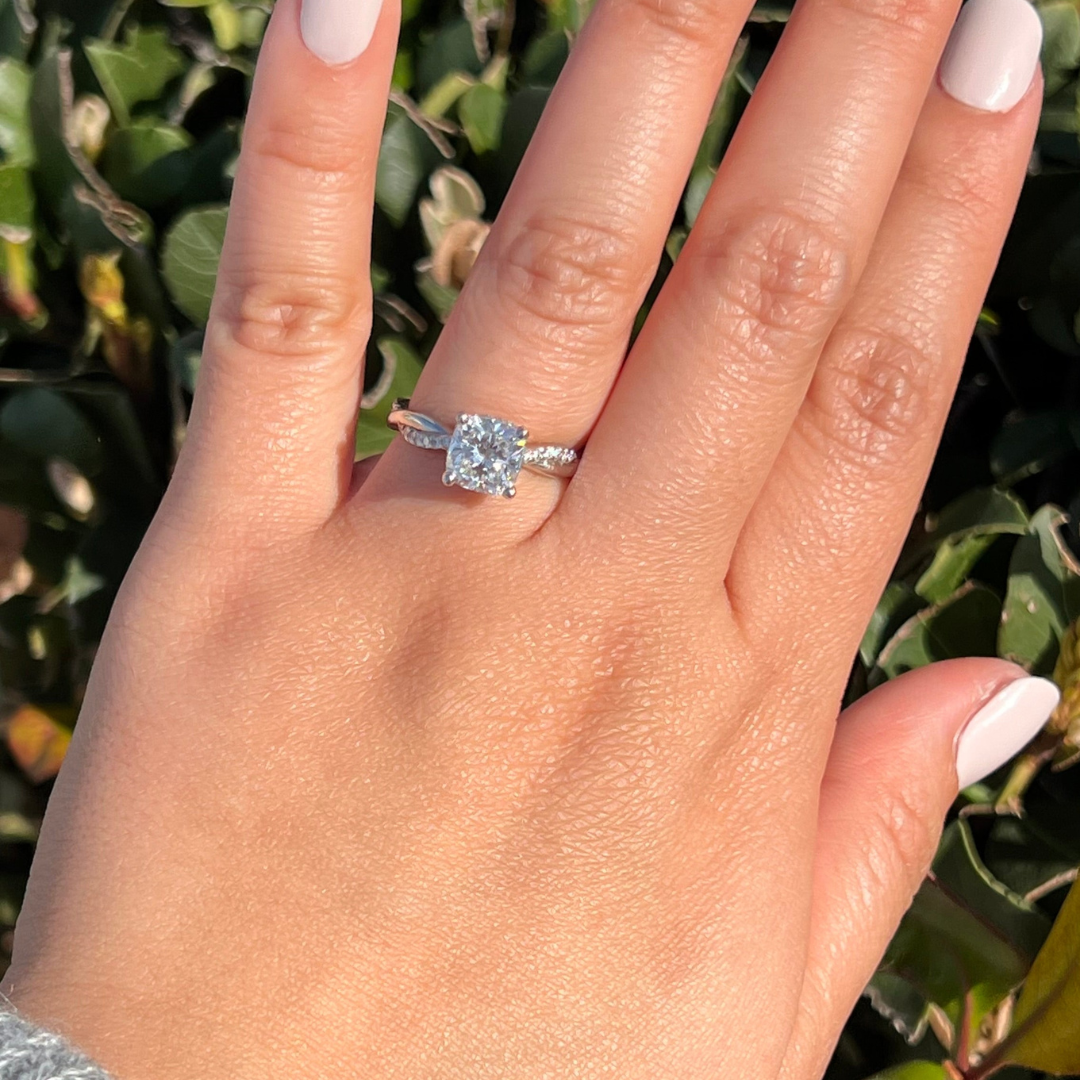 Women's Cushion Diamond Ring