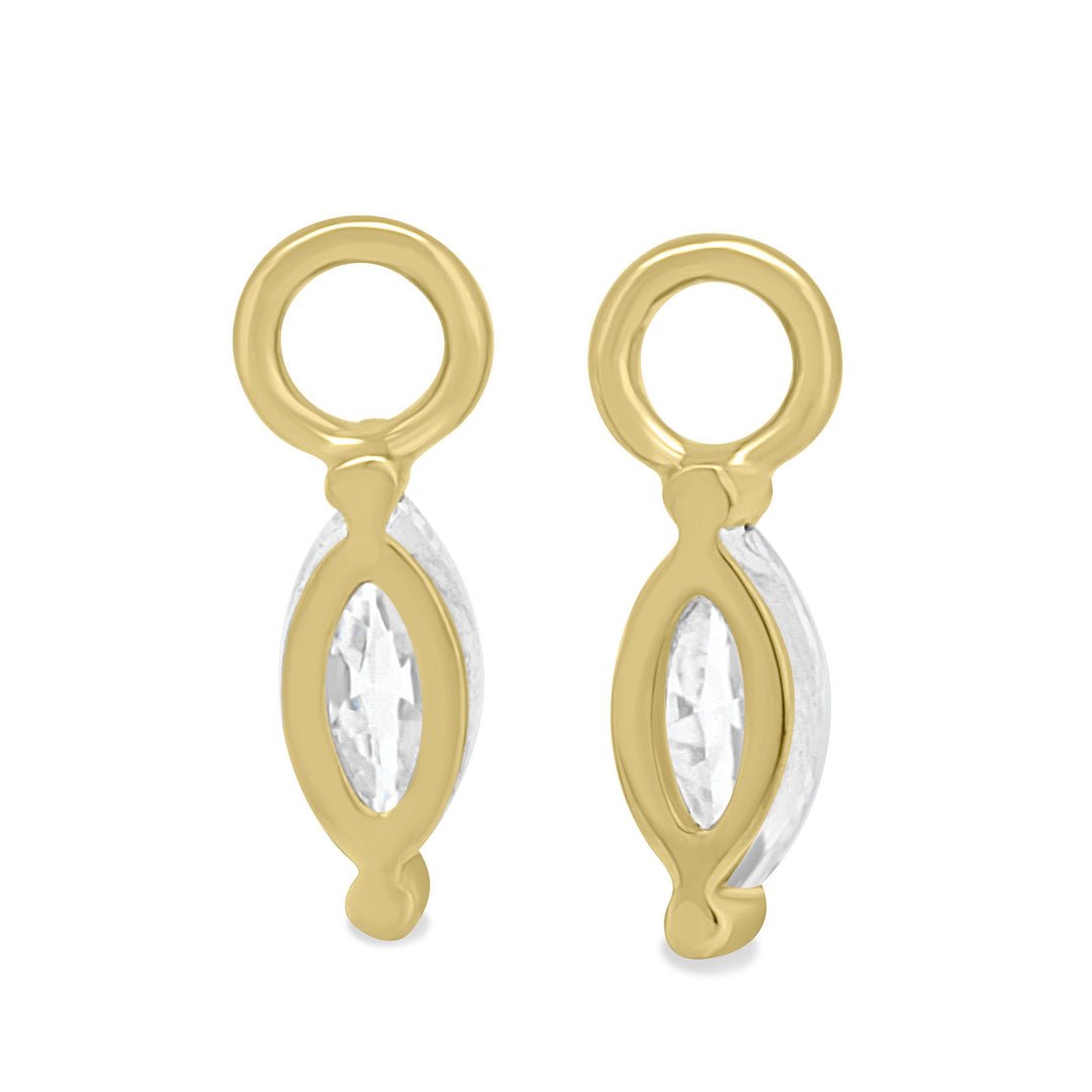 1 CT Marquise Cut Moissanite Diamond Earrings Charm