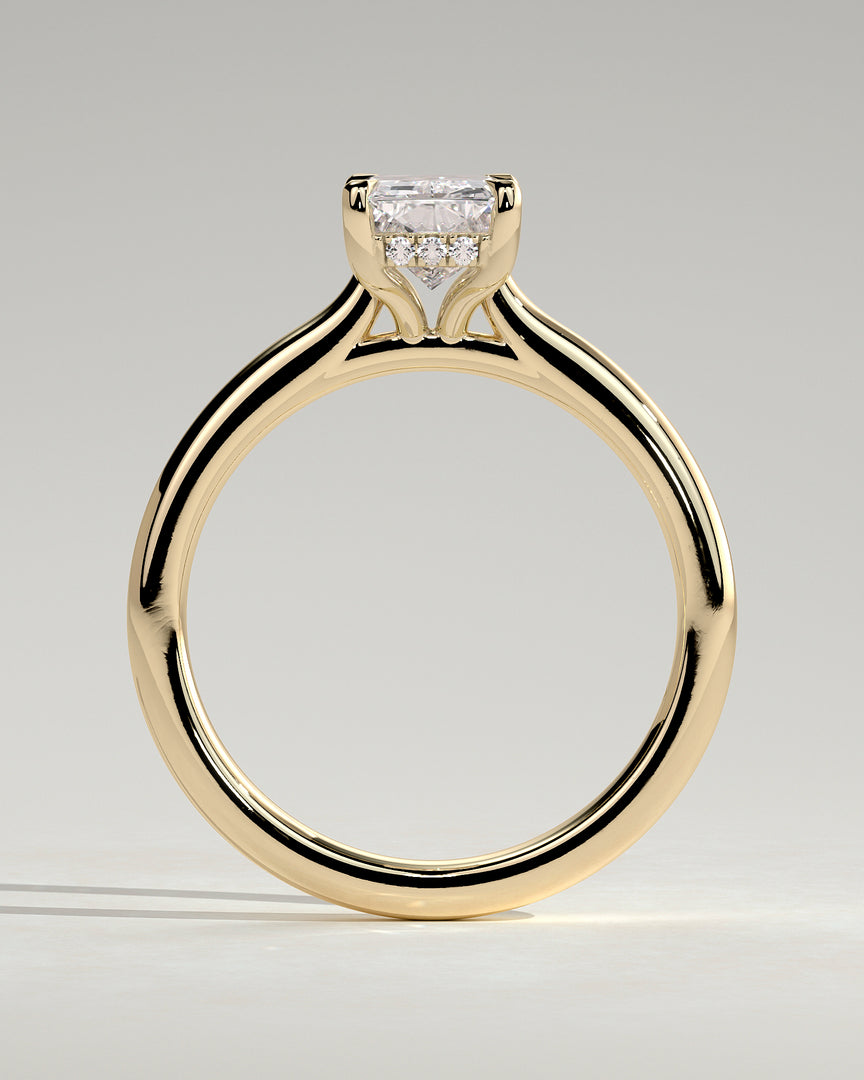 2 CT Radiant Cut Solitaire Engagement Ring - Moissanite Diamond