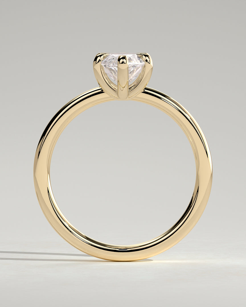 2 CT Marquise Cut Six Prong Engagement Ring - Moissanite Diamond