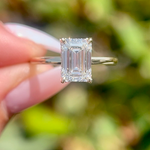 Emerald Cut Solitaire Ring