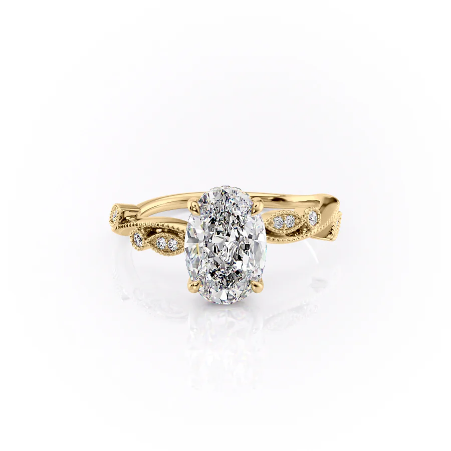 Vintage Oval Engagement Ring