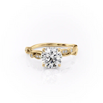 2 CT Round Cut Lab Grown Diamond Ring
