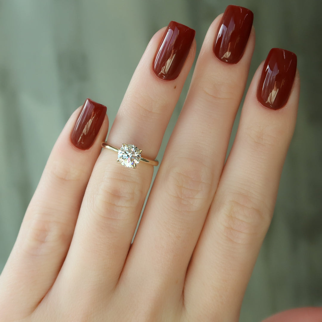 2 CT Round Brilliant Cut Solitaire Engagement Ring - Lab Grown Diamond