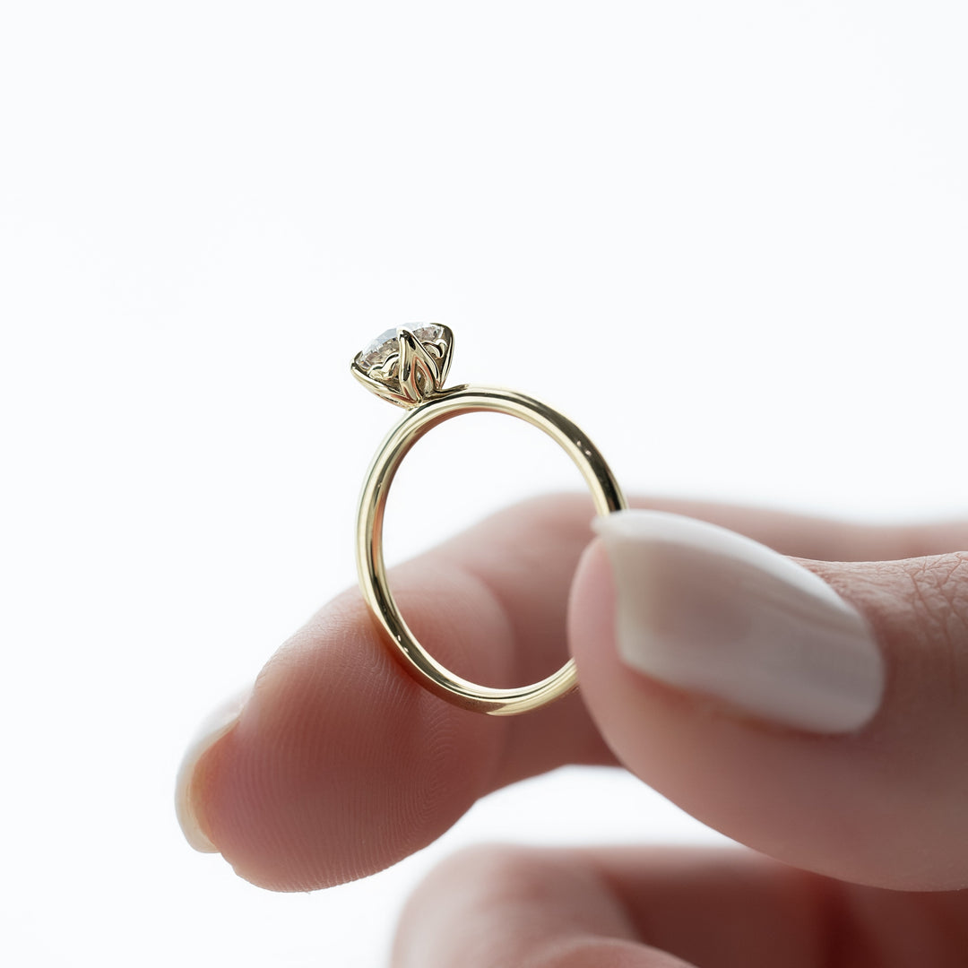 2 CT Round Brilliant Cut Solitaire Engagement Ring - Lab Grown Diamond