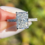 radiant engagement ring ideas