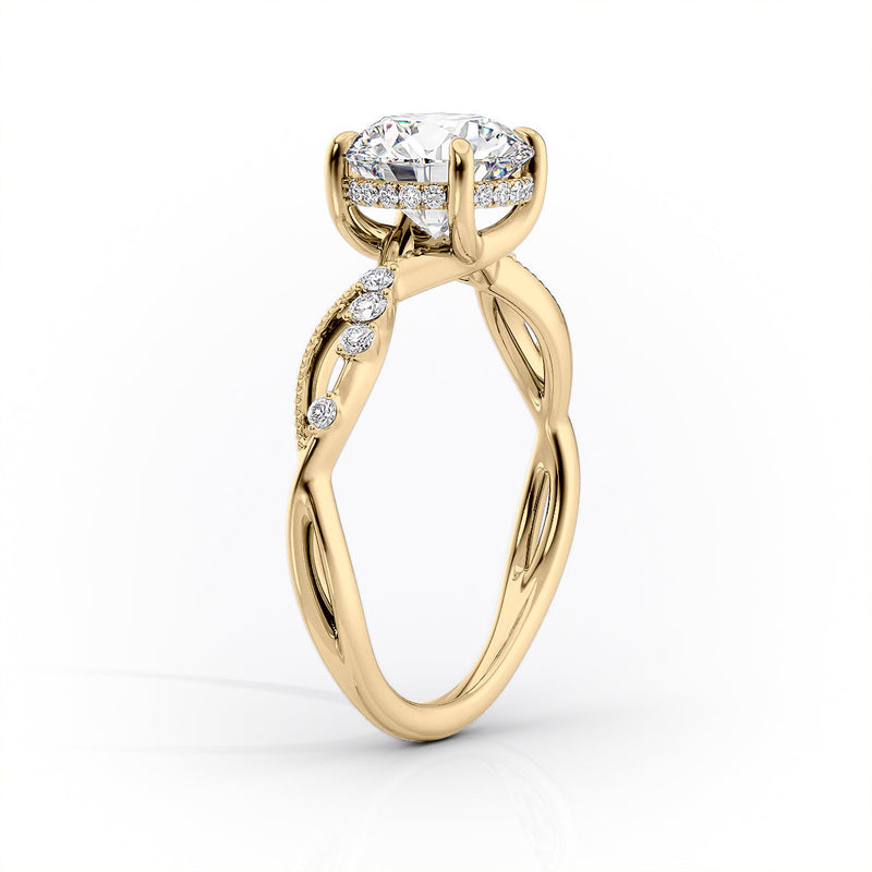 2 CT Marquise Cut Infinity Engagement Ring - Moissanite Diamond