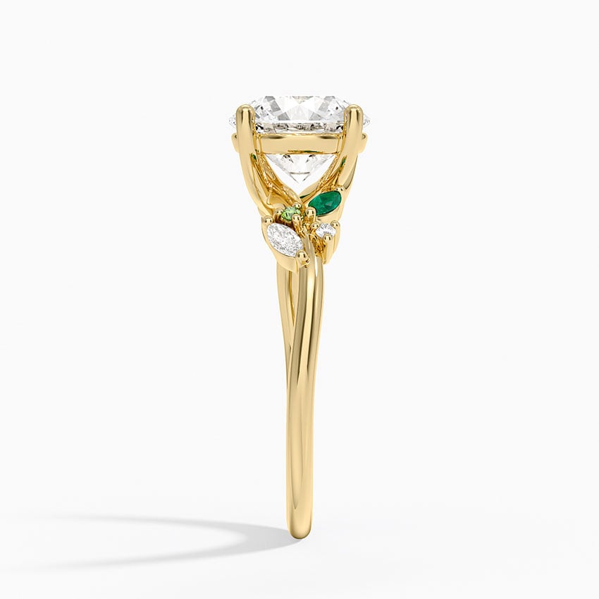 2 CT Oval Cut Moissanite Diamond Twig Engagement Ring