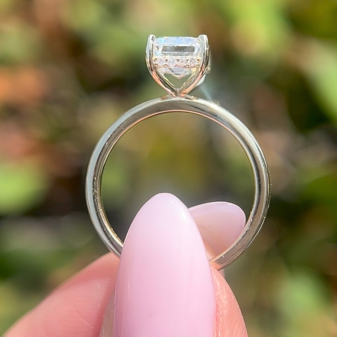 Moissanite Diamond Ring