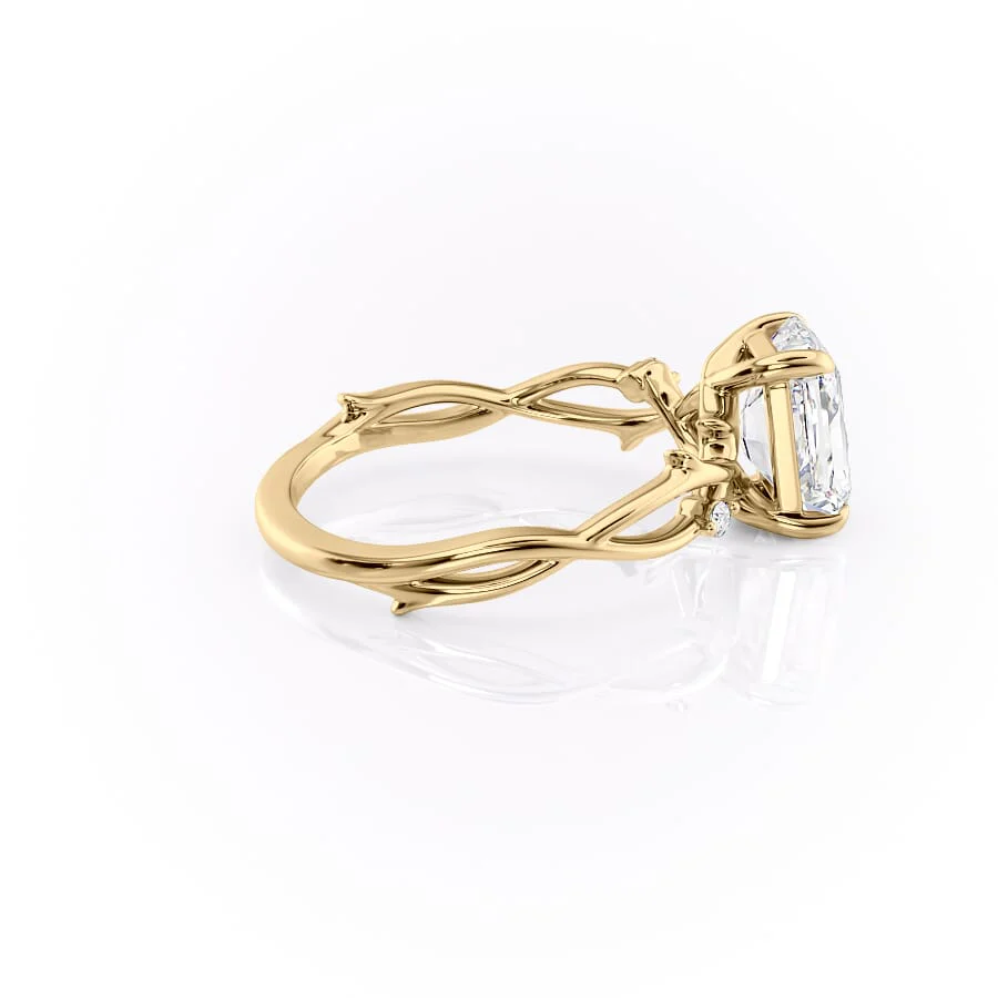 Leaf Inspired Bridal Ring