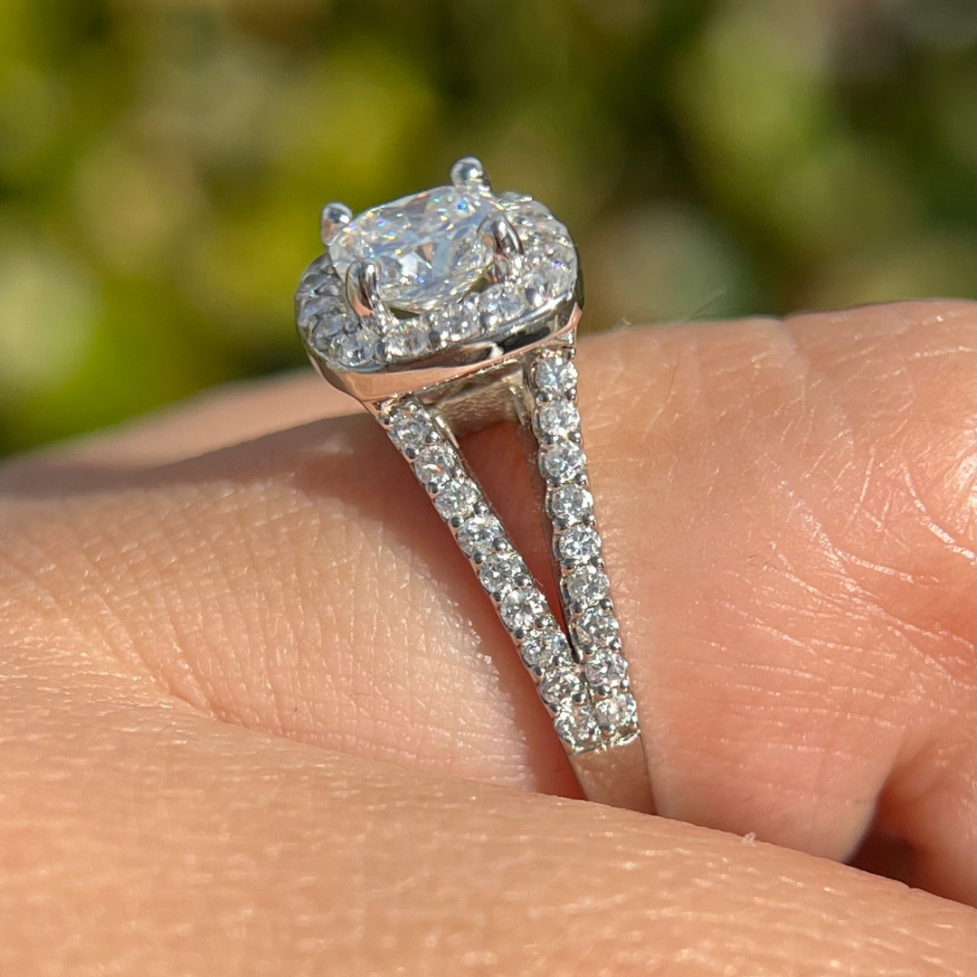 Women's Cushion Diamond Ring