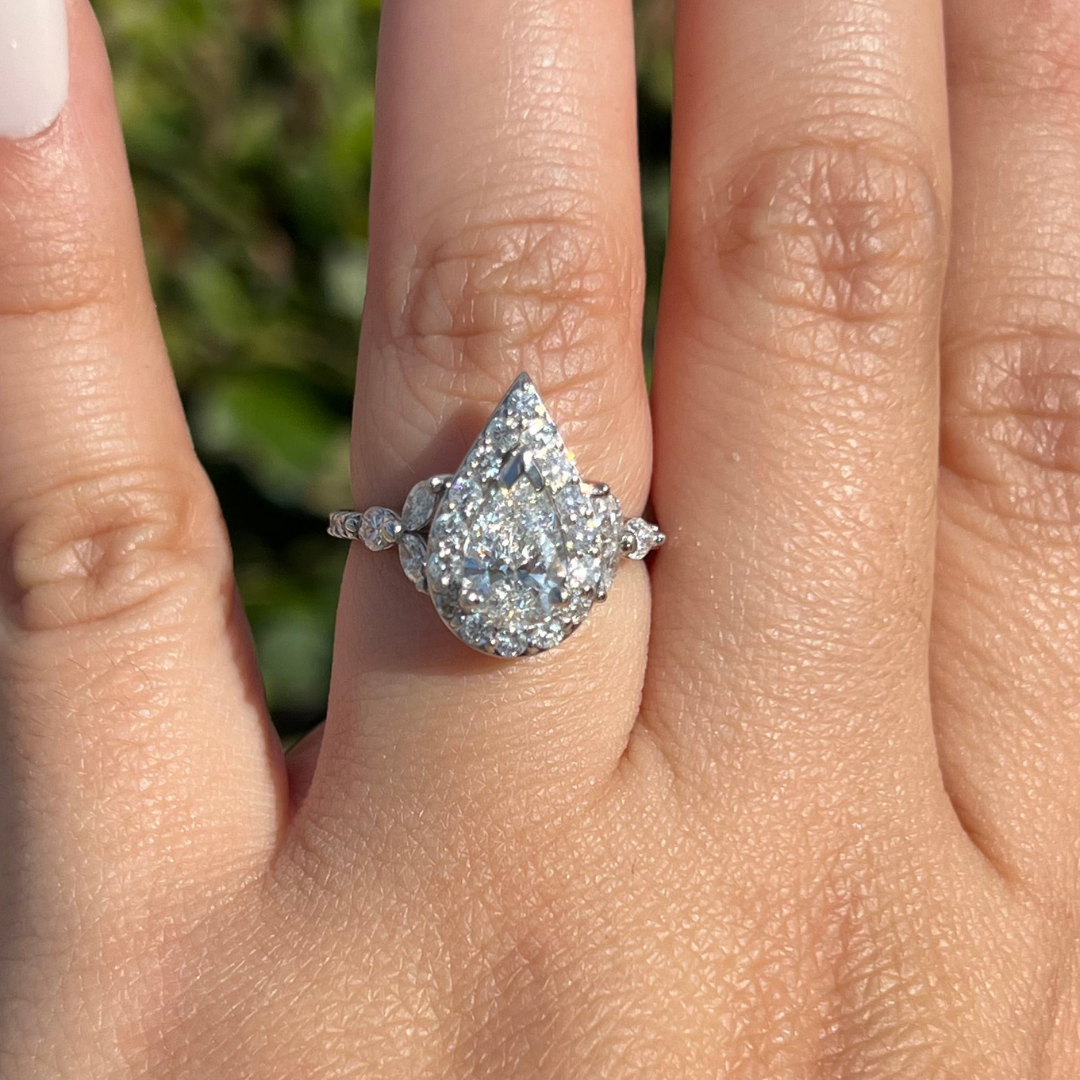 Women's Pear Diamond Ring