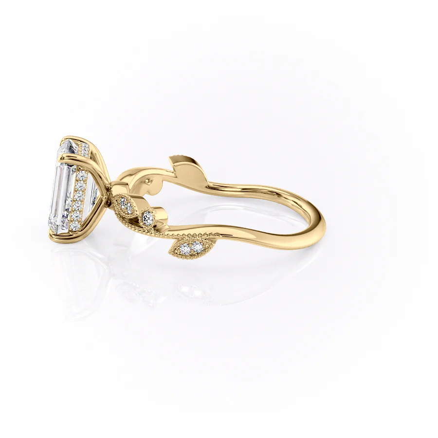 milgrain diamond ring