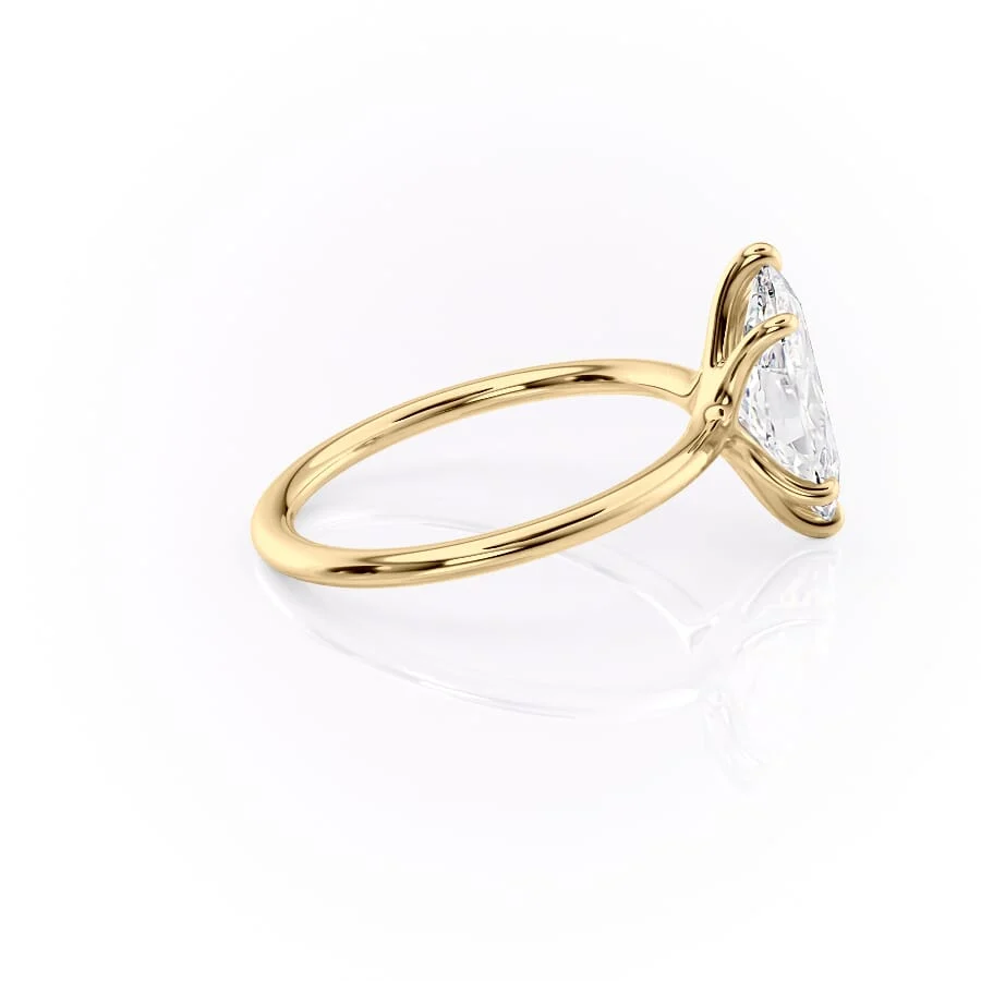 Solitaire Moissanite Ring