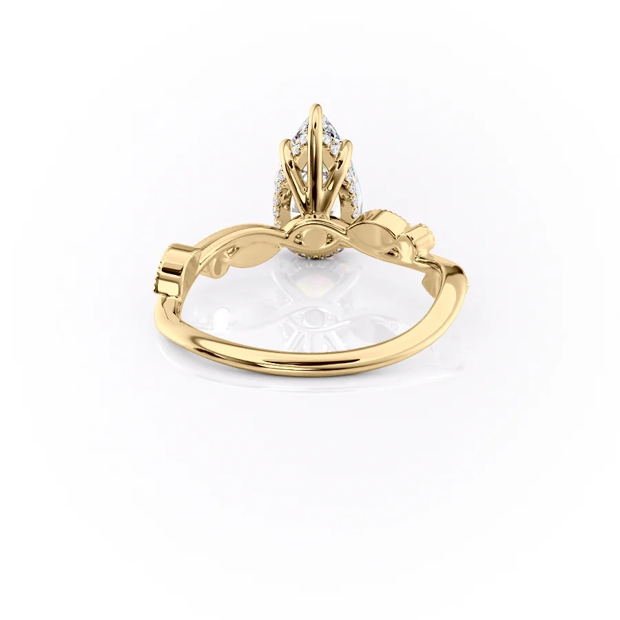 Nature Inspired Lab Diamond Ring