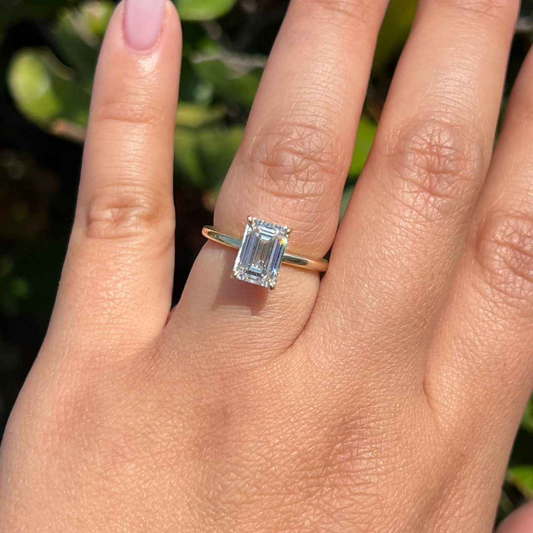 Emerald Cut Engagement Ring