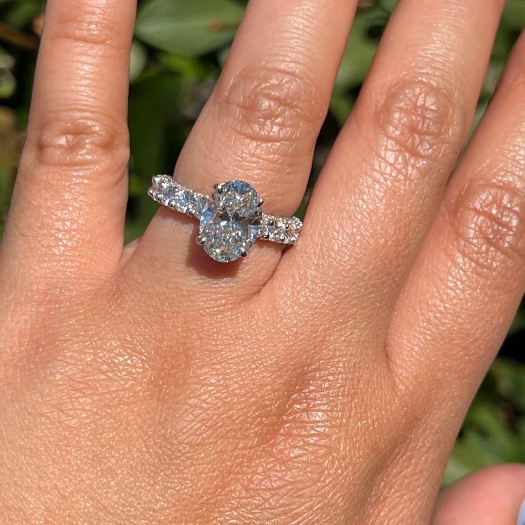 Moissanite Diamond Ring