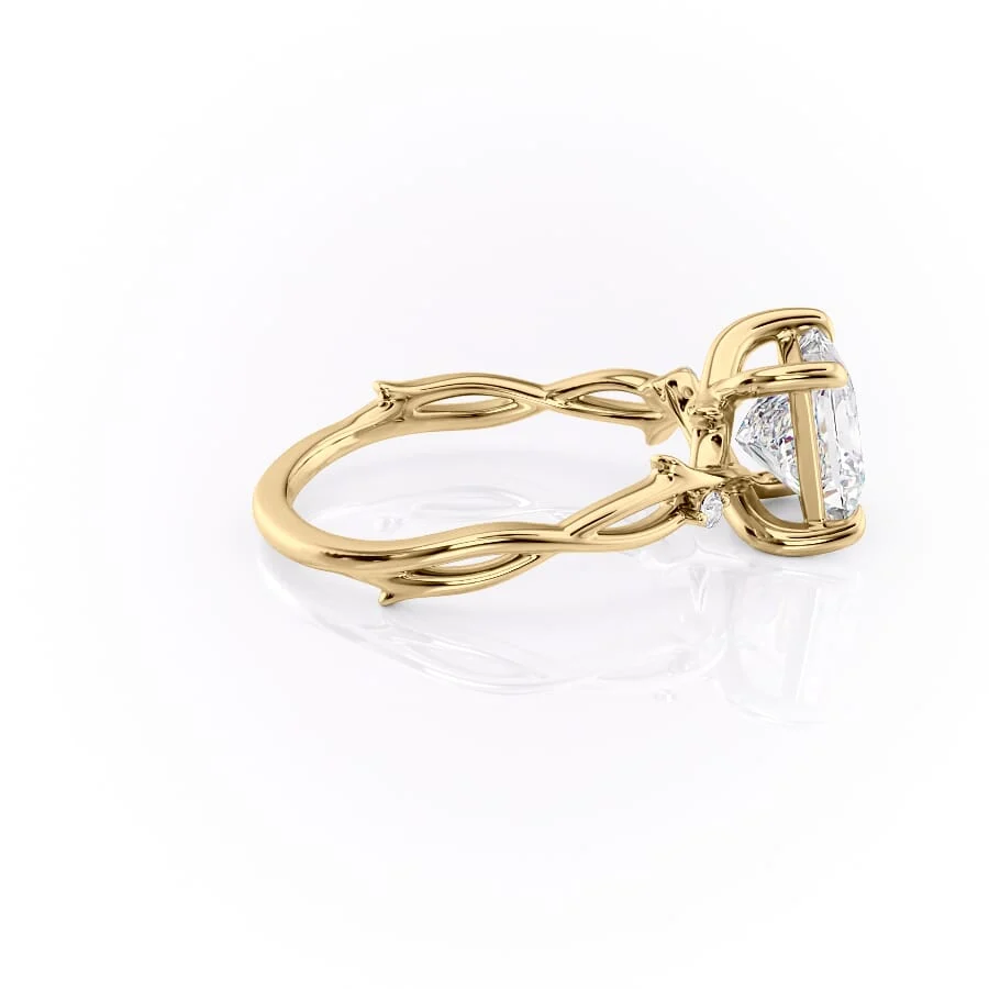 Twig Detail Bridal Ring