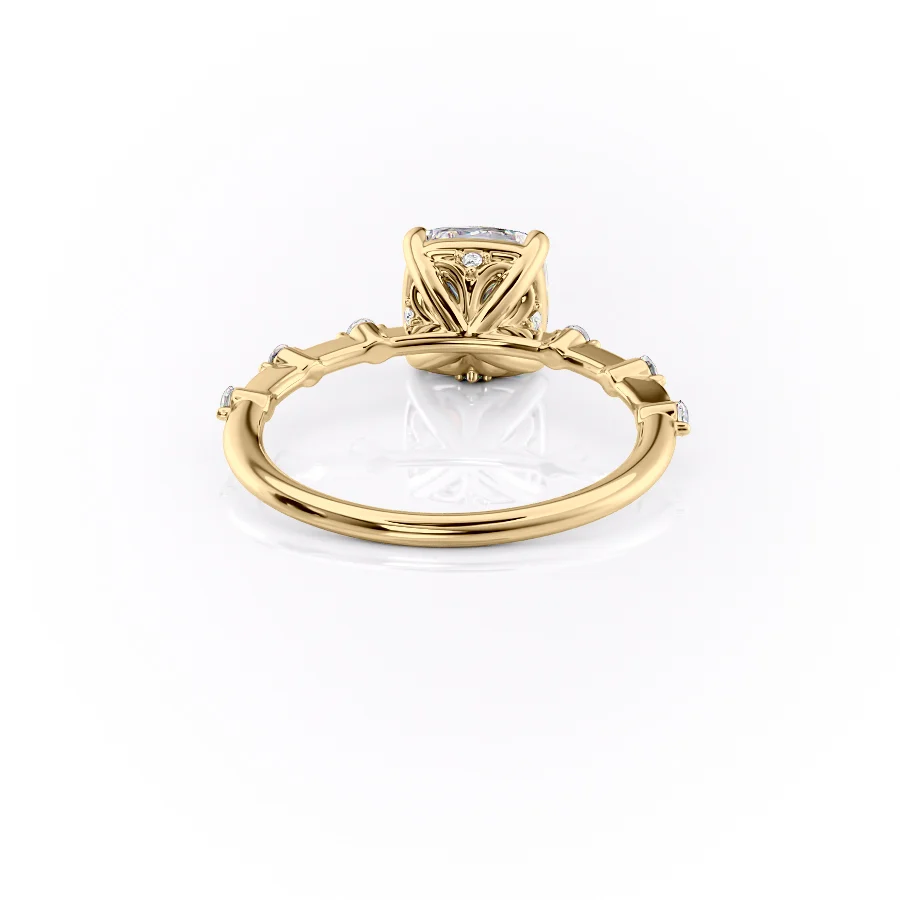 Cushion Cut Bridal Ring