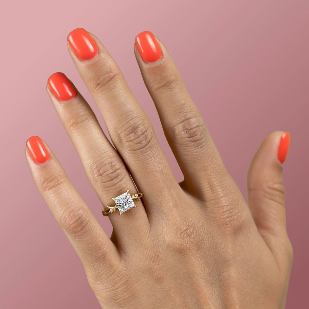 Princess Cut Statement Ring