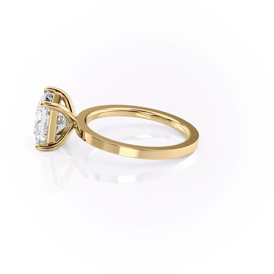 Princess Cut Dainty Engagement Ring