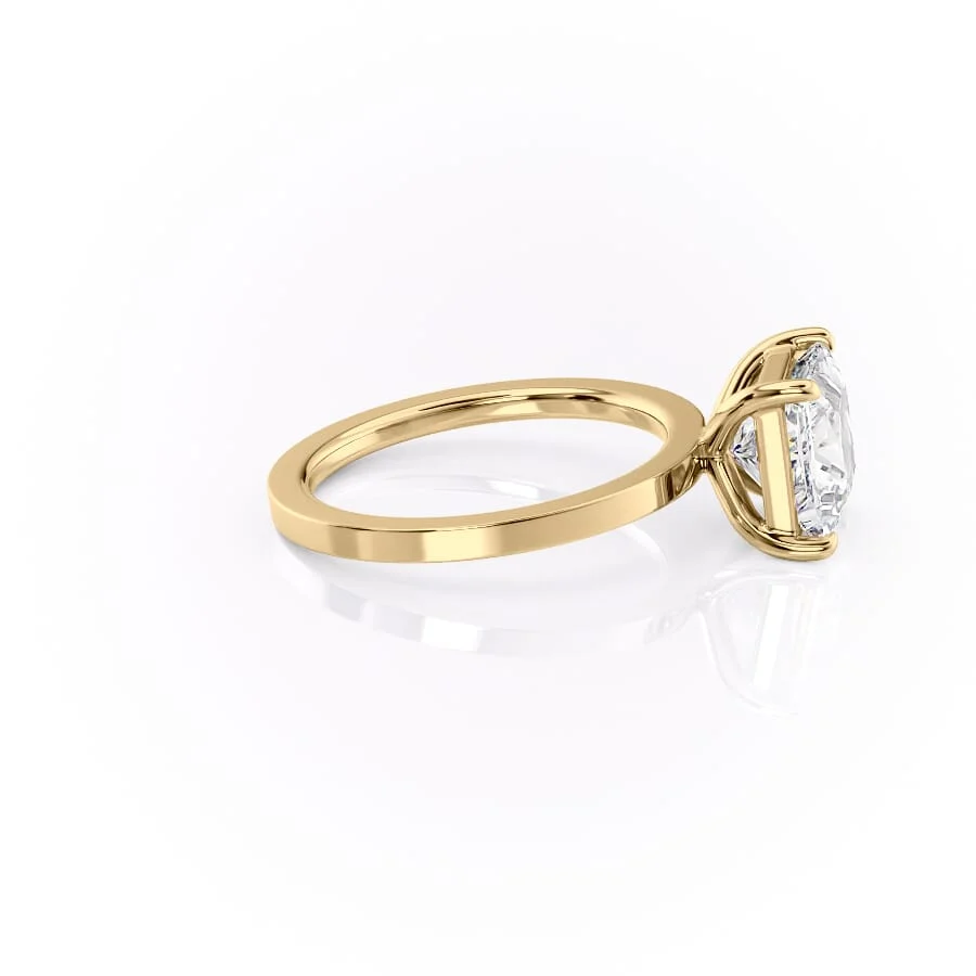 Solitaire Moissanite Engagement Ring