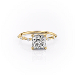 1 CT Princess Moissanite Ring