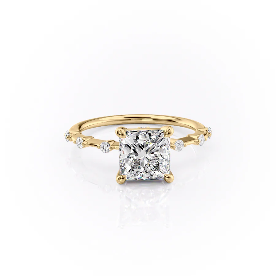 1 CT Princess Moissanite Ring