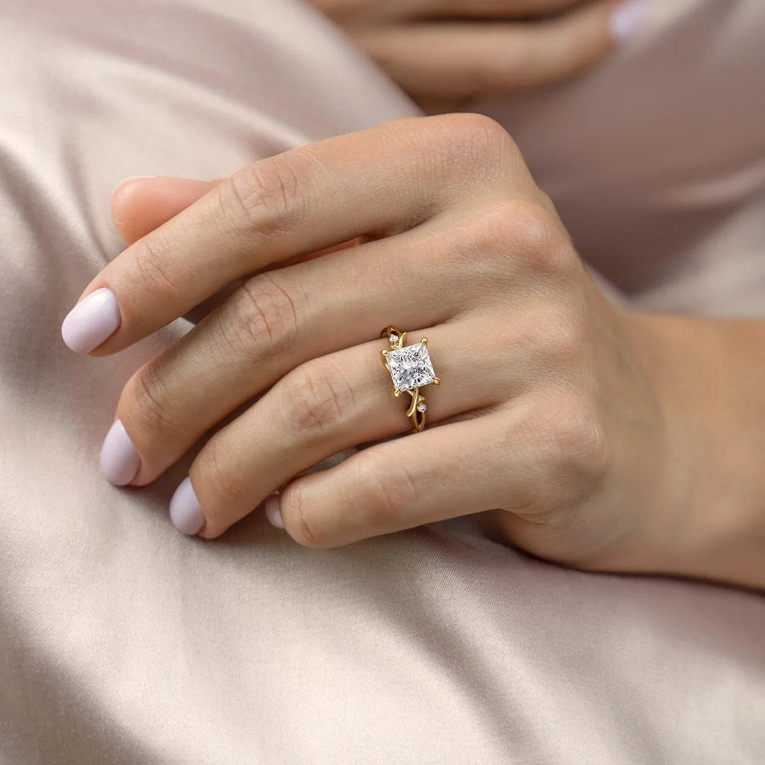 Princess Cut Wedding Ring