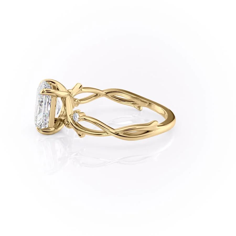 Nature Inspired Moissanite Ring