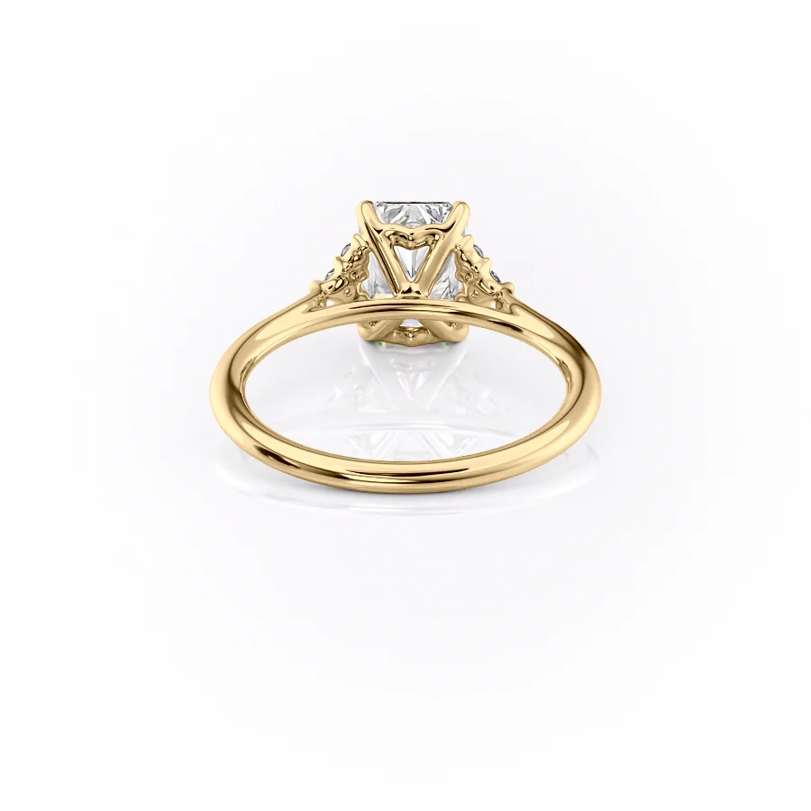 Radiant Cut Wedding Ring