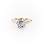 1 CT Radiant Moissanite Ring