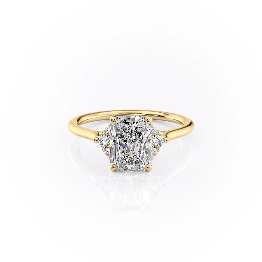 1 CT Radiant Moissanite Ring