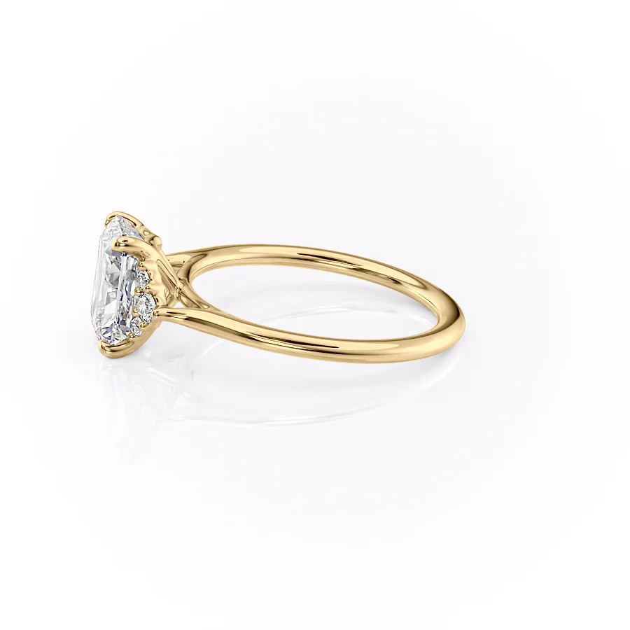 Radiant Cut Solitaire Alternative
