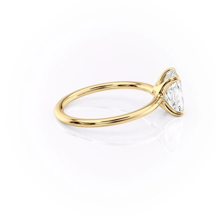 Radiant Cut Moissanite Engagement Ring