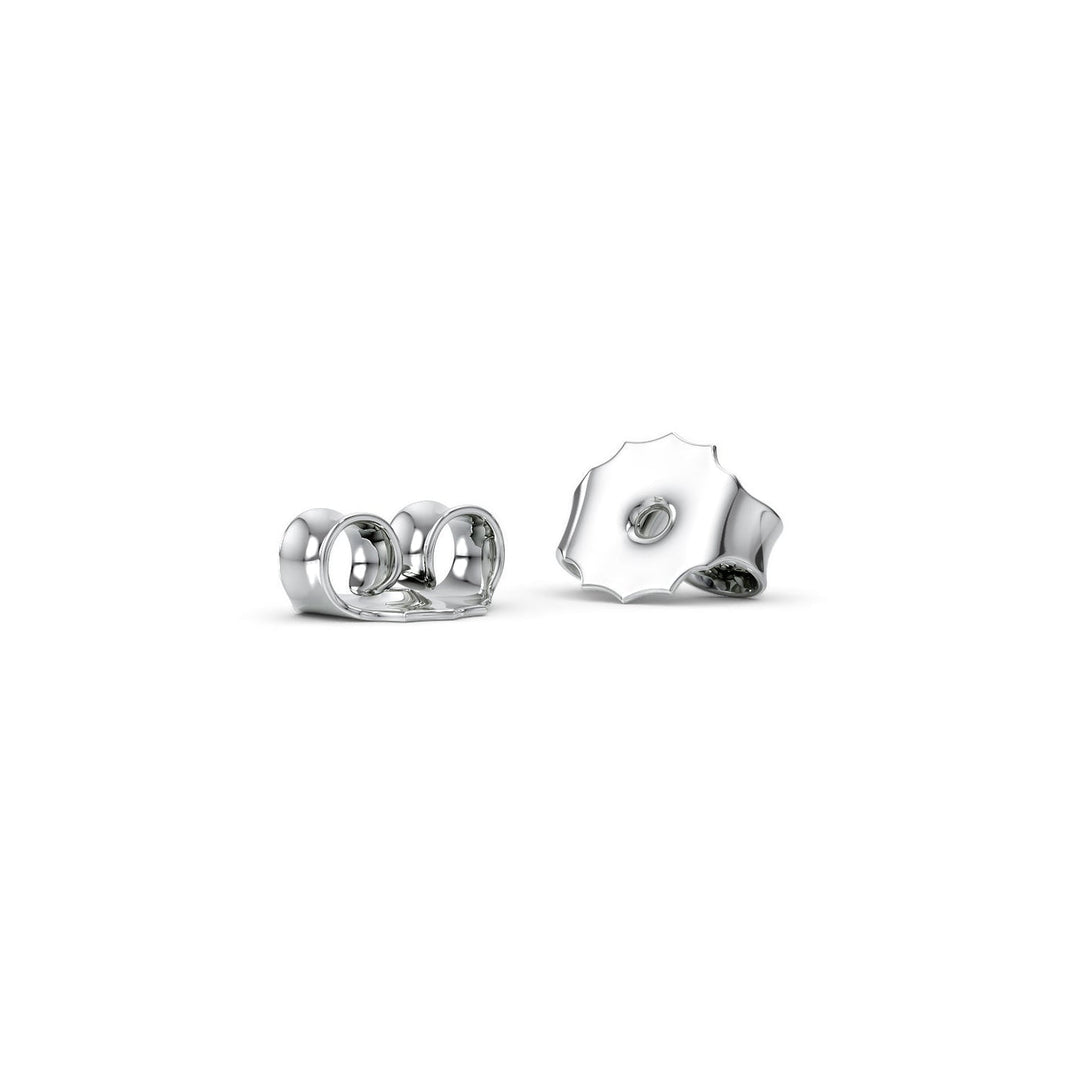 1 CT Princess Cut Moissanite Diamond Basket Stud Earrings