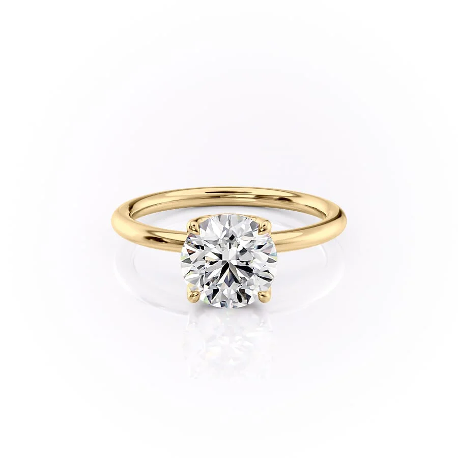 2 CT Round Brilliant Cut Solitaire Engagement Ring - Lab Grown Diamond