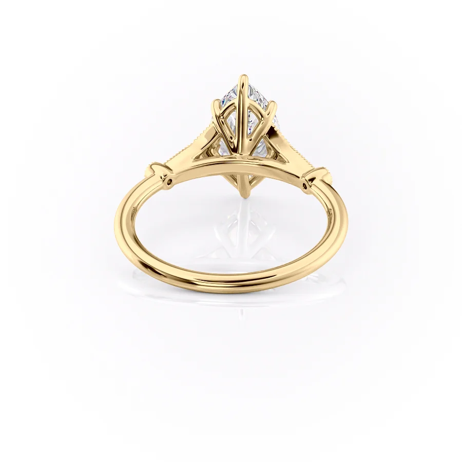 2 CT Marquise Cut Vintage Engagement Ring - Moissanite Diamond