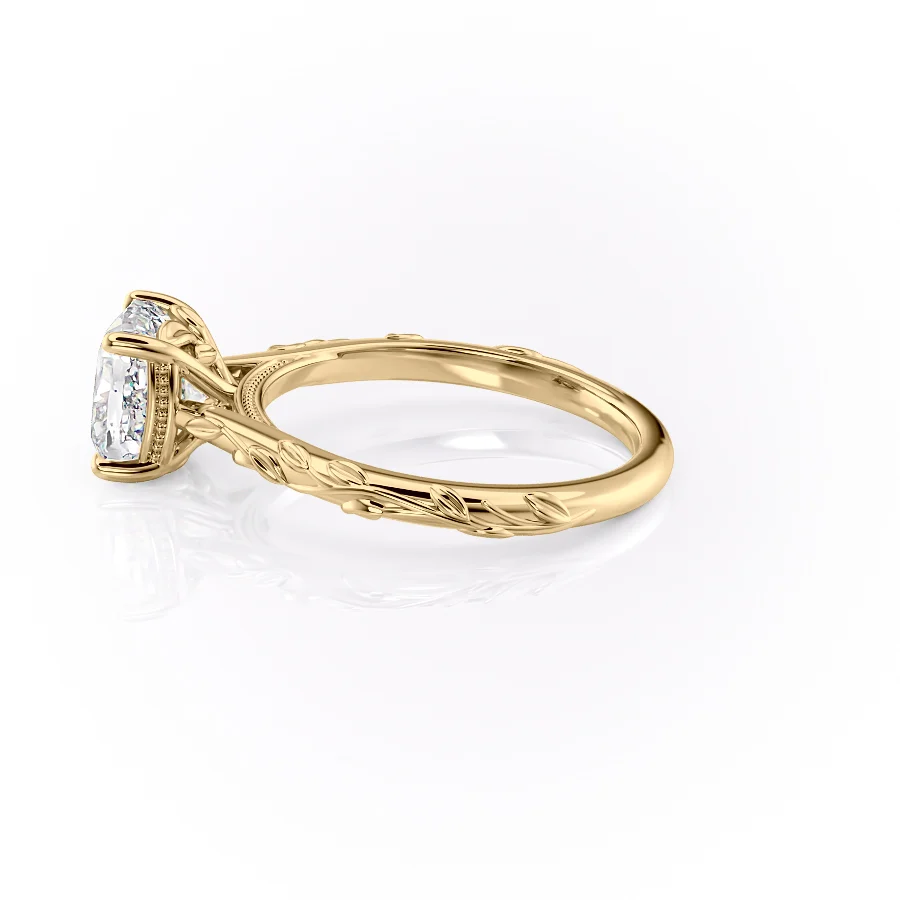Cushion Cut Vintage Bridal Ring