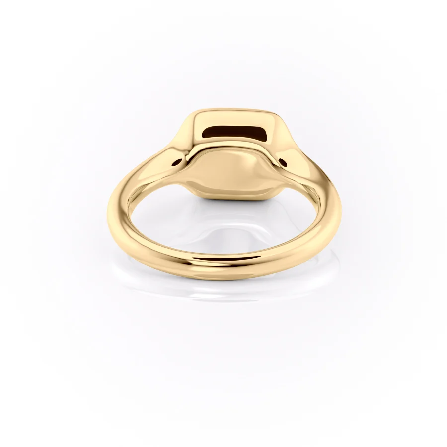 2 CT Princess Cut Signet Engagement Ring - Moissanite Diamond