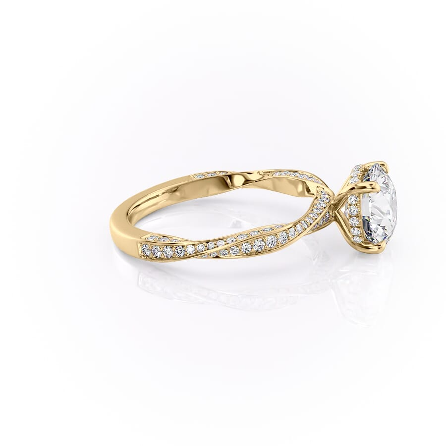 2 CT Round Cut Infinity Engagement Ring - Moissanite Diamond