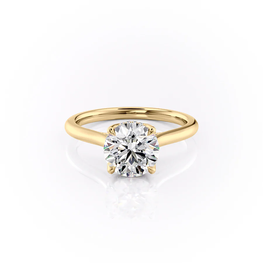 2 CT Round Cut Solitaire  Engagement Ring - Lab Grown Diamond