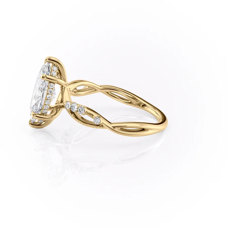 2 CT Marquise Cut Infinity Engagement Ring - Moissanite Diamond