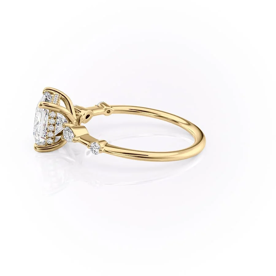 2 CT Princess Cut Five Stone Engagement Ring - Moissanite Diamond