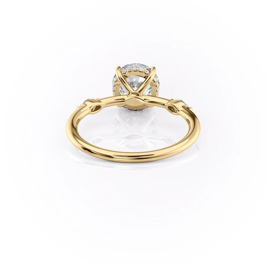 1 CT Round Cut Three Stone Engagement Ring - Moissanite Diamond