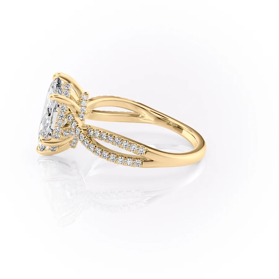 2 CT Marquise Cut Infinity Engagement Ring - Moissanite Diamond