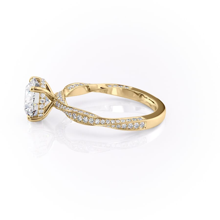 2 CT Round Cut Infinity Engagement Ring - Moissanite Diamond