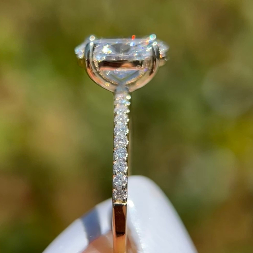 pavé engagement ring ideas